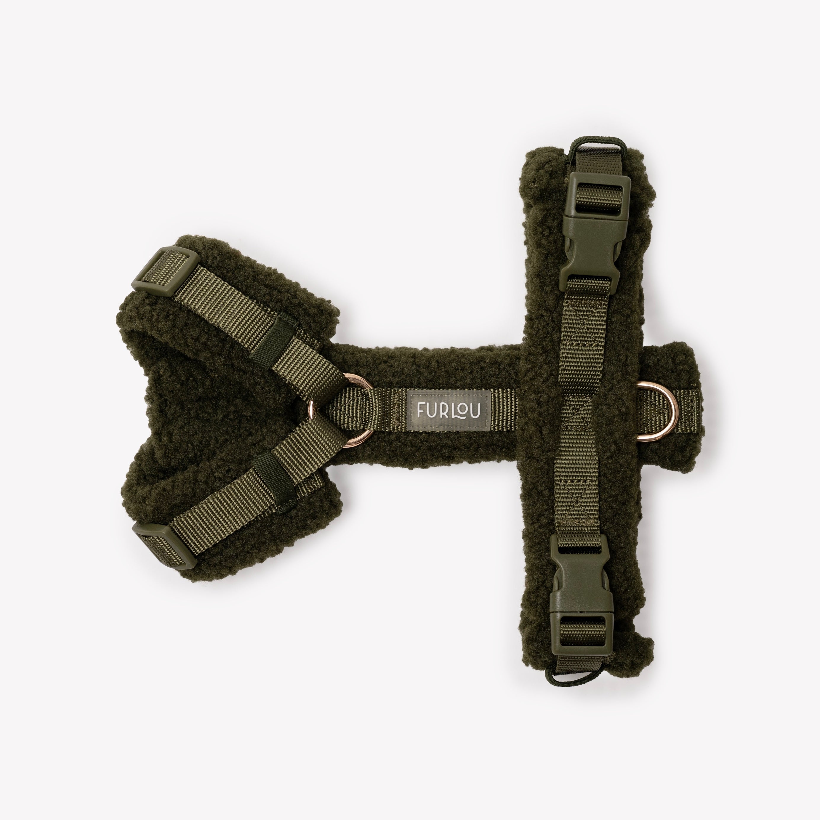 Sherpa Dog Harness — Moss Green