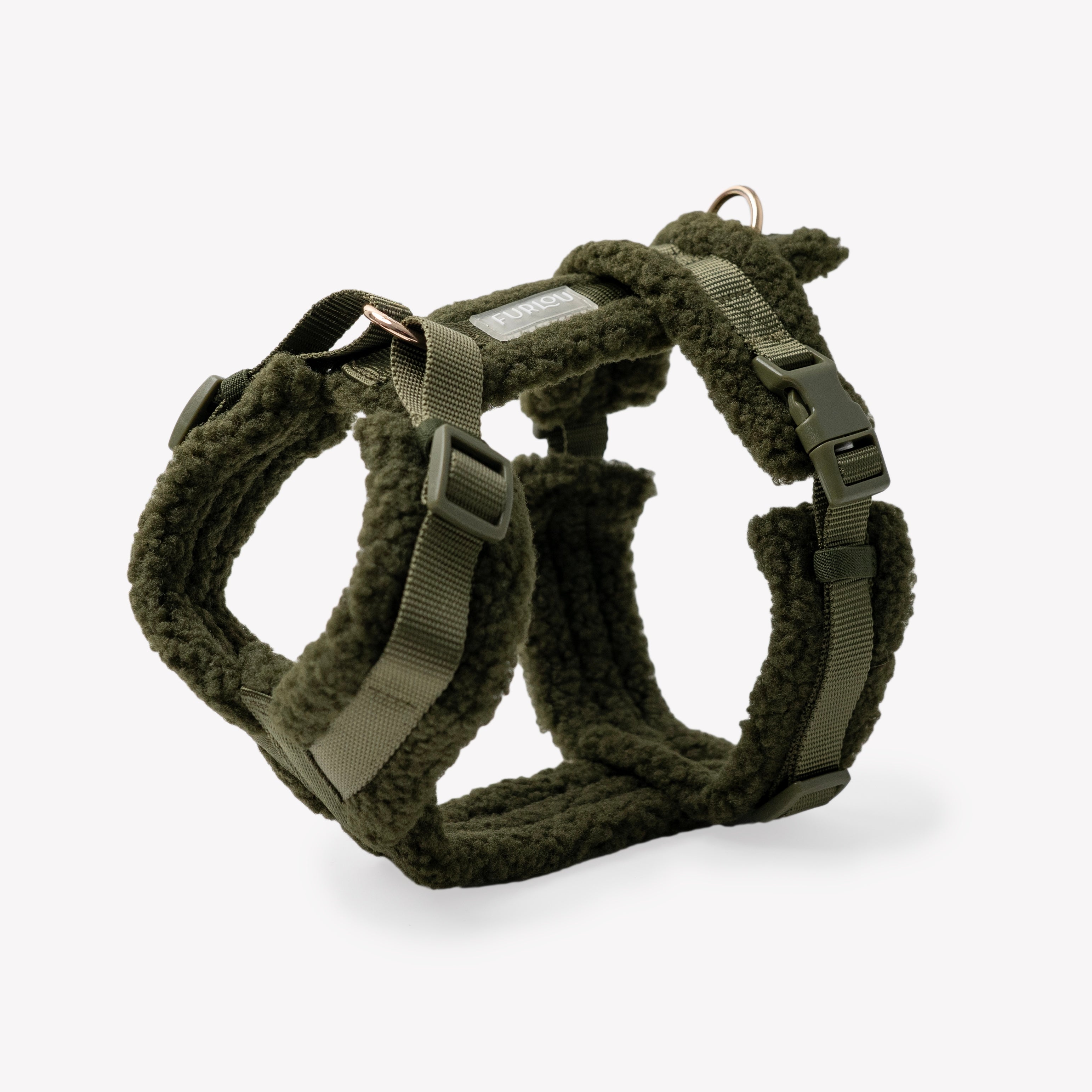 Sherpa Dog Harness — Moss Green