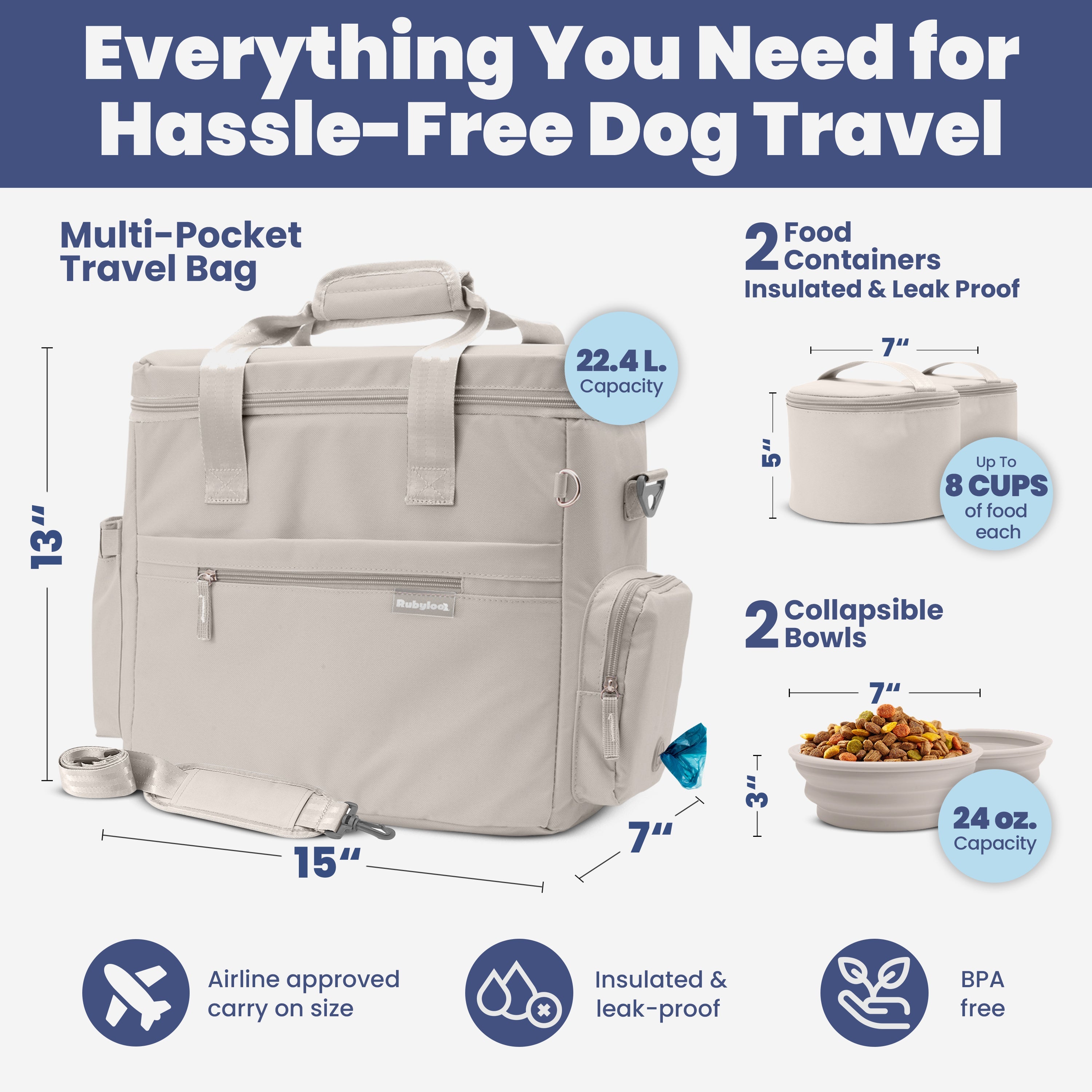 The Original Doggy Bag™ Travel Bag