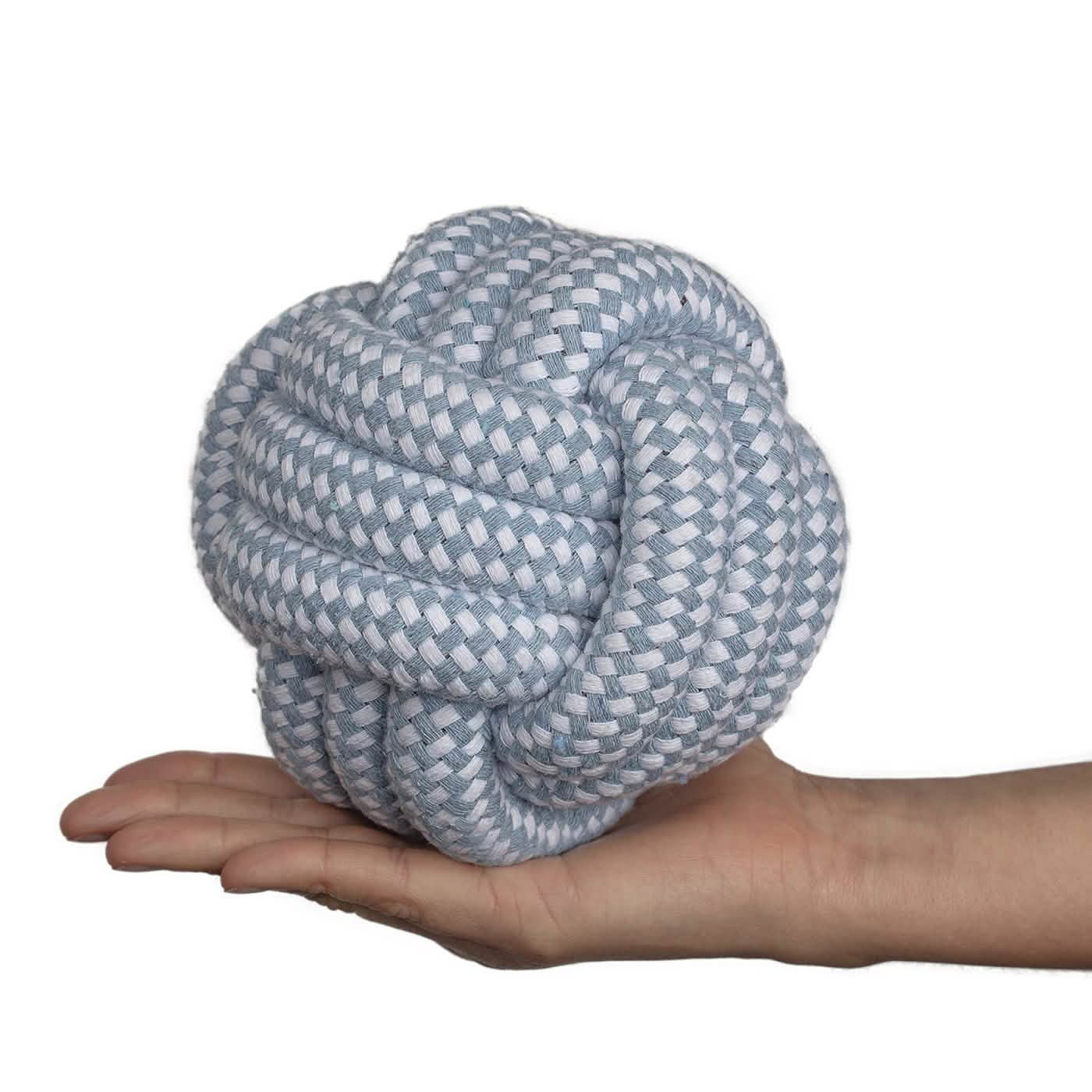 Cotton-Braided Rope Fetch Ball