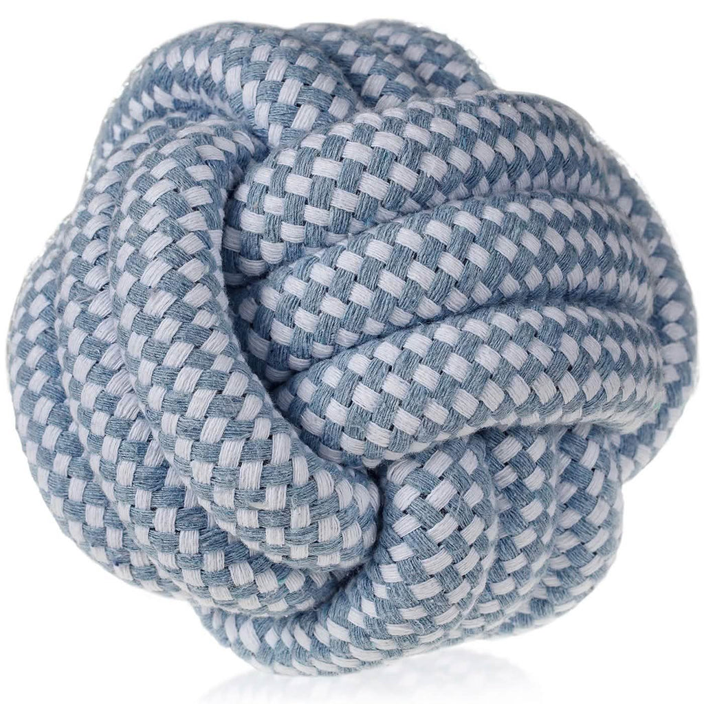 Cotton-Braided Rope Fetch Ball